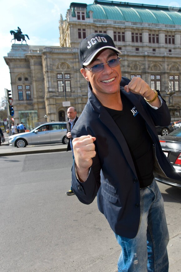 Jean-Claude Van Damme à Vienne, le 16 avril 2013