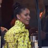 Rihanna Rihanna est allée diner à Stockholm. Accompagnée de ses gardes du corps, elle a marché jusqu'au restaurant en découvrant la ville le 5 juillet 2016