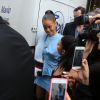 La chanteuse Rihanna va faire du shopping chez Colette à Paris. Le 29 juillet 2016