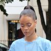 La chanteuse Rihanna arrive à l'hôtel Plaza Athénée à Paris. Le 29 juillet 2016
