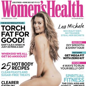 Lea Michele pose complètement nue pour le nouveau magazine Women's Health du mois d'août 2016