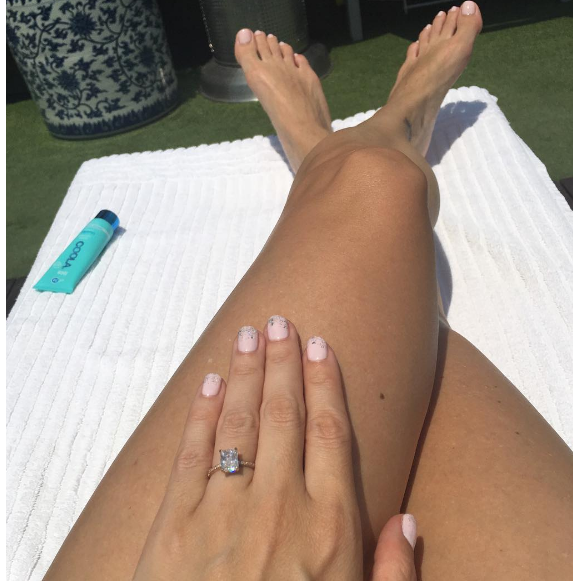 Chrishell Stause et Justin Hartley sont fiancés. photo publiée sur Instagram, le 31 juillet 2016