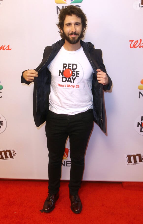 Josh Groban à la soirée caritative "Red Nose Day 2015" à New York, le 21 mai 2015