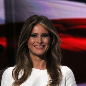 Melania Trump, la femme de Donald Trump lors du 1er jour de la convention républicaine à Cleveland, le 18 juillet 2016.