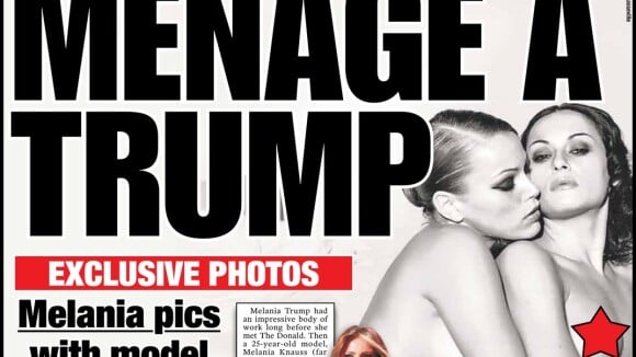 Donald Trump : Sa femme Melania entièrement nue dans un lit avec une autre...