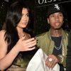 Kylie Jenner et Tyga au retsaurant "Il Cielo" à Los Angeles le 1er août 2016