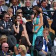 Marion Bartoli au tournoi de Wimbledon à Londres, le 9 juillet 2016