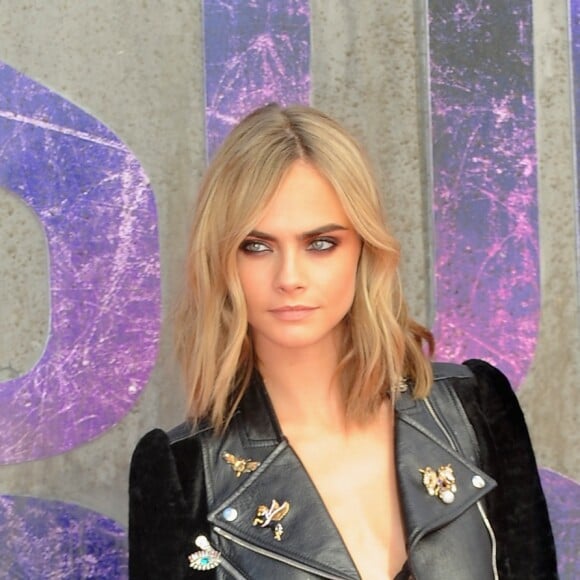 Cara Delevingne à la première de "Suicide Squad" à Londres, le 3 août 2016. © Ferdaus Shamim via Zuma Press/Bestimage