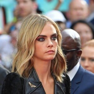 Cara Delevingne à la première de "Suicide Squad" à Londres, le 3 août 2016.