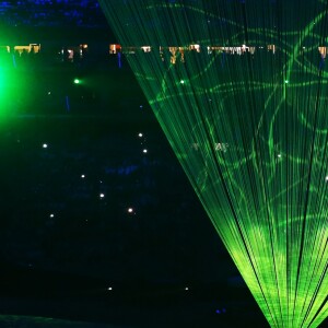 Cérémonie d'ouverture des Jeux Olympiques (JO) de Rio 2016 à Rio de Janeiro, Brésil le 5 aout 2016.   Performers take part in the opening ceremony of the Rio 2016 Summer Olympic Games at the Maracana Stadium.05/08/2016 - Rio de Janeiro