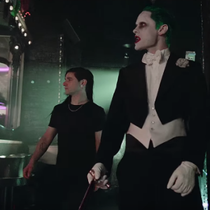 Jared Leto et Skrillex dans le clip de Purple Lamborghini, extrait de la BO de Suicide Squad, par Skrillex et Rick Ross. (capture d'écran)