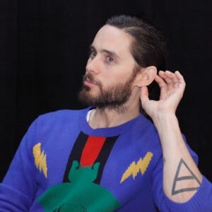 Jared Leto, en conférence de presse pour le film "Suicide Squad". Le 30 juillet 2016 au Moynihan Station, à New York.