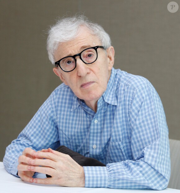 Woody Allen, en conférence de presse pour le film "Café Society" au Conrad Hotel à New York le 11 juillet 2016. © HT / Bestimage Embargo