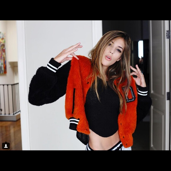 Sistine Stallone sur une photo publiée sur son compte Instagram le 10 avril 2016