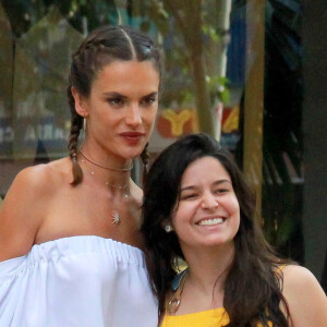 Alessandra Ambrosio et Adriana Lima à Rio de Janeiro, le 9 août 2016.
