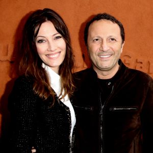 Mareva Galanter et son compagnon Arthur (Jacques Essebag) - People au village des internationaux de France de tennis à Roland Garros à Paris 5 juin 2016. © Dominique Jacovides / Bestimage  Celebs attend the French open of Roland Garros in Paris, France on june 5, 201605/06/2016 - Paris