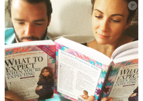 L'actrice Laura Benanti est enceinte. Elle attent son premier enfant avec son mari Patrick Brown. Photo publiée sur Instagram, le 12 août 2016