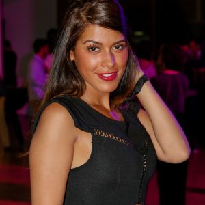 Ayem Nour - Soirée du concours "Orange Jeunes Designers" au Carreau du Temple à Paris, le 4 juin 2015.