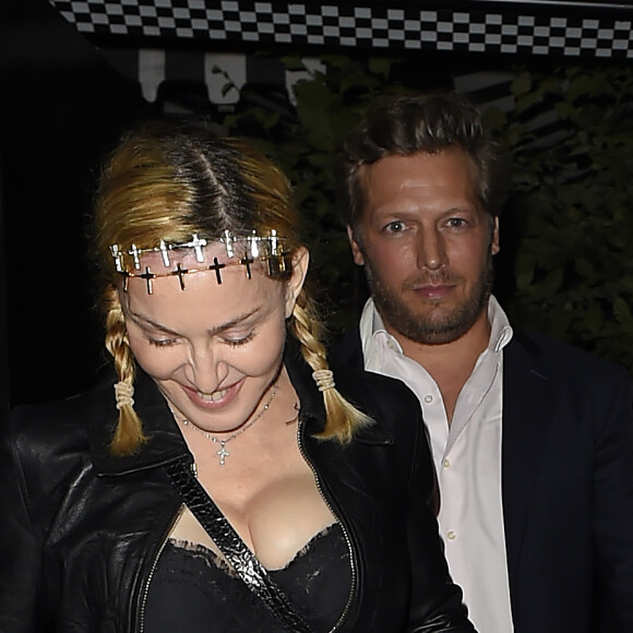 Madonna et son fils Rocco sont allés dîner au restaurant Chiltern Firehouse à Londres. Le 30 juin 2016