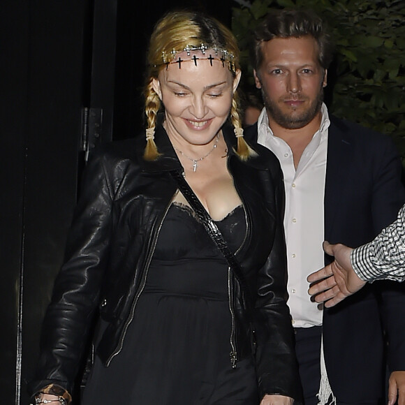 Madonna et son fils Rocco sont allés dîner au restaurant Chiltern Firehouse à Londres. Le 30 juin 2016