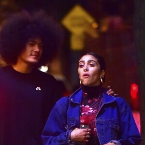 Lourdes Leon (la fille de Madonna) et son compagnon à New York, le 10 juin 2016.