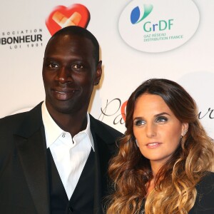 Omar Sy et sa femme Hélène  au gala "Par Coeur" pour les 10 ans de l'association "Cekedubonheur" au pavillon d'Armenonville à Paris, le 24 septembre 2015
