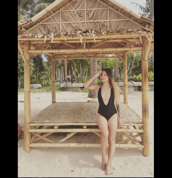 Cécilia de "Koh-Lanta 2016" en maillot de bain sur Instagram, en Thaîlande, août 2016