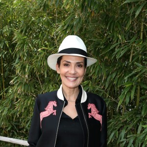 Cristina Cordula - People au village des Internationaux de France de tennis de Roland Garros à Paris. Le 25 mai 2016. © Dominique Jacovides / Bestimage