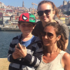 Emmanuelle Boidron et ses enfants passent de belles vacances au Portugal. Août 2016.