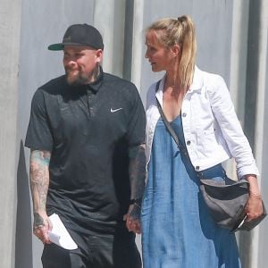 Cameron Diaz et son mari Benji Madden vont faire du shopping à Hollywood le 13 aout 2016.