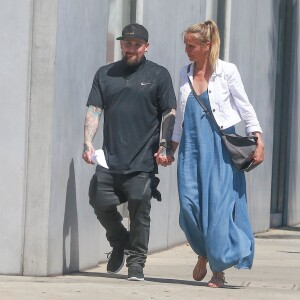 Cameron Diaz et son mari Benji Madden vont faire du shopping à Hollywood le 13 aout 2016.