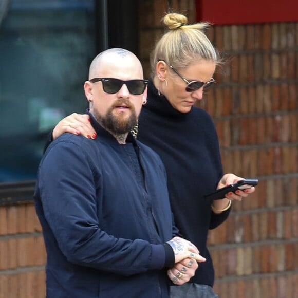 Benji Madden et sa femme Cameron Diaz - Les célébrités se retrouvent pour assister au mariage de leur amie la styliste Jamie Schneider à Aspen, le 8 avril 2016