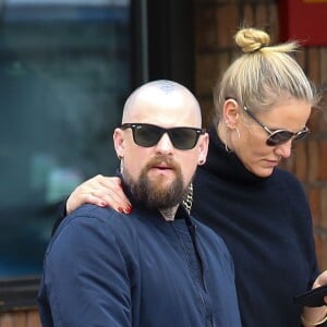 Benji Madden et sa femme Cameron Diaz - Les célébrités se retrouvent pour assister au mariage de leur amie la styliste Jamie Schneider à Aspen, le 8 avril 2016