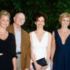 Virginie Efira, Gilles Jacob, Audrey Azoulay et Anne Richard - Photocall du jury lors de l'ouverture du 9ème Festival du Film Francophone d'Angoulême, le 23 août 2016. © Coadic Guirec/Bestimage