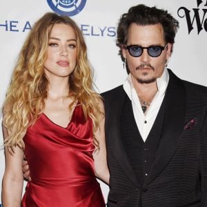 Johnny Depp et sa femme Amber Heard - 9 ème Gala Annuel "The Art Of Elysium" à Culver City le 9 janvier 2016.