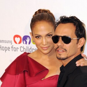 Jennifer Lopez et Marc Anthony à une soirée de charité à New York, le 7 juin 2011