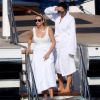 Exclusif - Ivanka Trump et son mari Jared Kushner se ressourcent sur un yacht en Croatie au large de Dubrovnik le 12 août 2016.