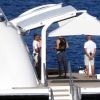 Exclusif - Ivanka Trump et son mari Jared Kushner se ressourcent sur un yacht en Croatie au large de Dubrovnik le 12 août 2016.