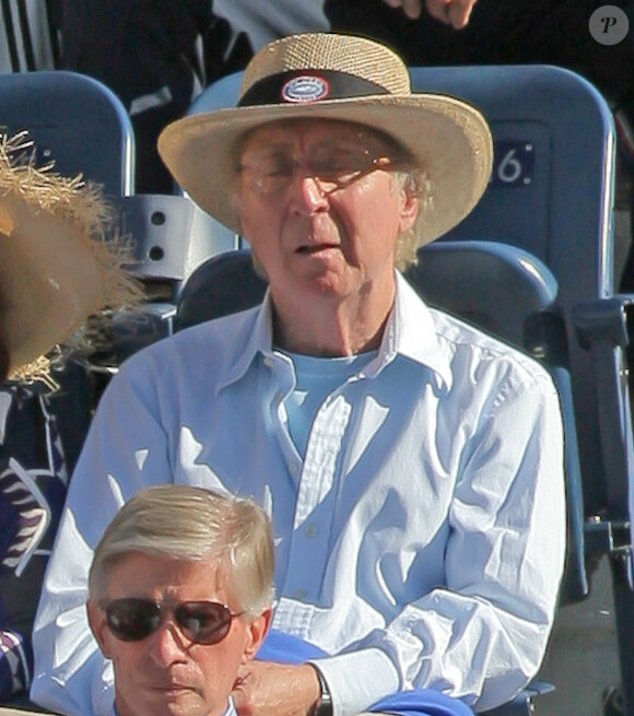 Gene Wilder et sa femme Karen assistent à l'US Open de Tennis à new York le 11 septembre 2010.