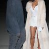 Kim Kardashian et son mari Kanye West dans les rues de New York, le 29 août 2016.
