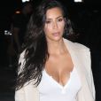 Kim Kardashian et son mari Kanye West dans les rues de New York, le 29 août 2016.
