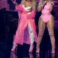 Ariana Grande et Nicki Minaj à la cérémonie des MTV Video Music Awards au Madison Square Garden à New York le 28 août 2016
