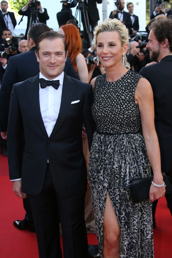 Laurence Ferrari et son mari Renaud Capuçon - Montée des marches du film "The Last Face" lors du 69ème Festival International du Film de Cannes. Le 20 mai 2016. © Olivier Borde-Cyril Moreau/Bestimage