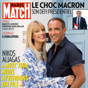 Magazine Paris Match, en kiosques le 1er septembre 2016.