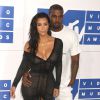 Kim Kardashian et son mari Kanye West - Photocall des MTV Video Music Awards 2016 au Madison Square Garden à New York. Le 28 août 2016 © Nancy Kaszerman / Zuma Press / Bestimage