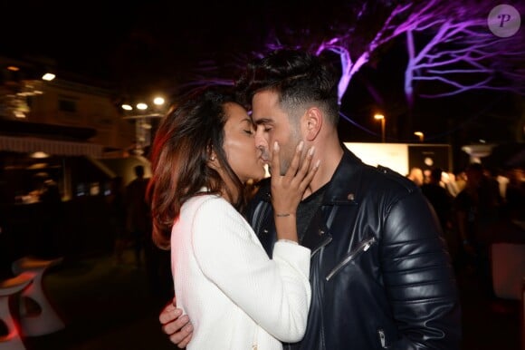 Exclusif - Ricardo et Nehuda (Les Anges 8) au nightclub le Gotha à Cannes pendant le 69e Festival International du Film de Cannes le 13 mai 2016.