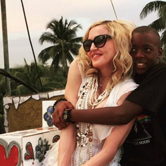 Madonna et son fils David à Cuba où elle a célébré son 58e anniversaire le 16 août 2016.