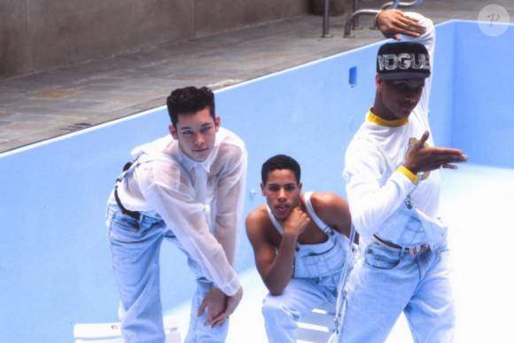 Kevin Stea, Gabriel Trupin et Oliver Crumes - trois danseurs qui ont accompagné Madonna lors du "Blonde Ambition Tour" en 1990. Ils sont les héros du documentaire "Strike a Pose", présenté lors de la Berlinale 2016.