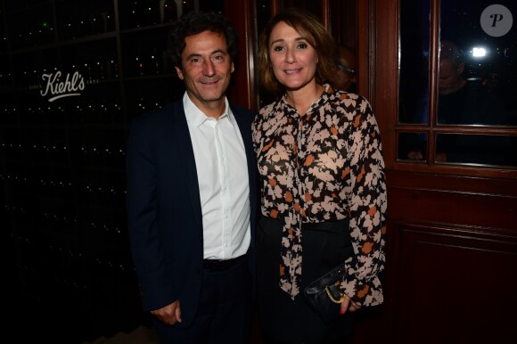 Daniela Lumbroso et son mari - Soirée Kiehl's Club, au Festival de cinéma américain de Deauville. Septembre 2016.