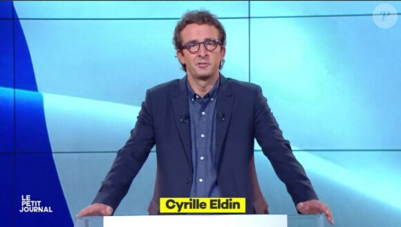 Cyrille Eldin dans "Le Petit Journal", lundi 5 septembre 2016, sur Canal+